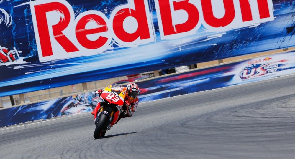 kedel Slået lastbil Nordamerika Marquez: sorpasso epico su Rossi e stravince la MotoGP a Laguna -  Motociclismo