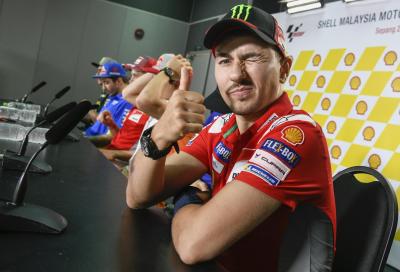 Lorenzo: “Ho la testa già in Honda? No, sono un pilota Ducati”