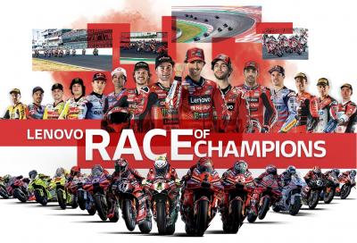 I campioni della MotoGP e SBK si sfidano alla Race of Champions