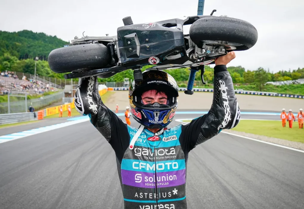 David Alonso campione del Mondo Moto3 2024